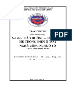 Giáo Trình BDSC HT Điện ô Tô 2 CDĐ 9+