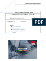 Laboratorio 6 Decalaje y Manufactura en Torno CNC