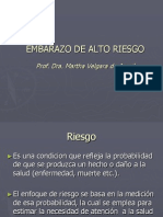 Embarazo de Alto Riesgo