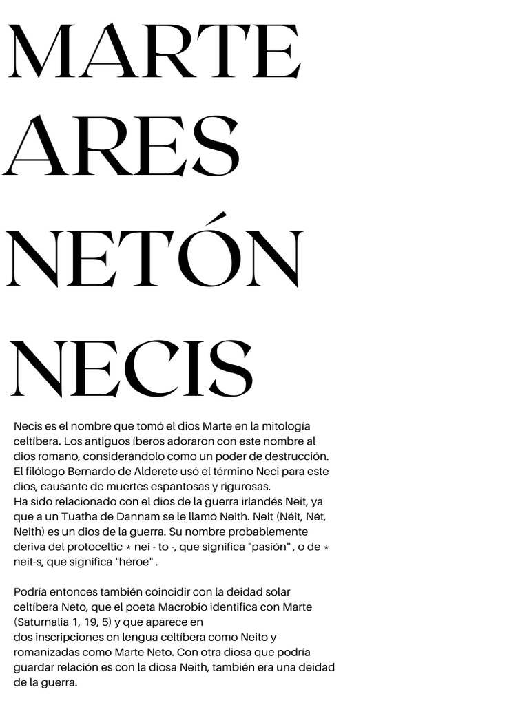 Ares y Marte: Dioses de la Guerra | PDF