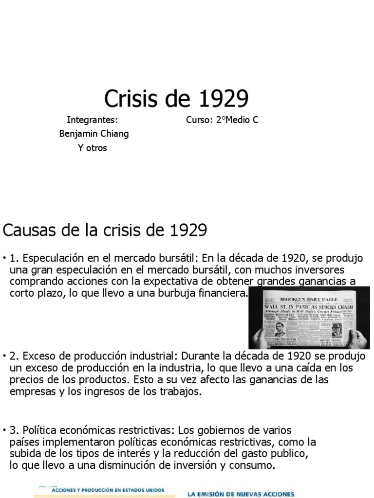 Crisis de 1929 | PDF | Gran depresion | Economias