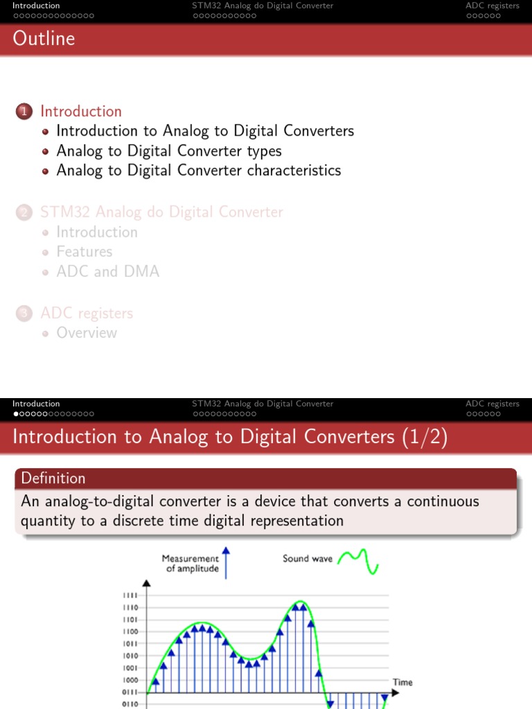 stm32 Adc PDF Analog To Digital Converter Sampling (Signal