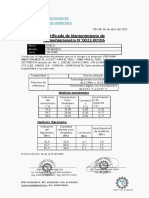 Certificado de Termohigrometro Pams Peru 1