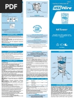 MI Tower Assembly and Safety Guide | PDF | Scaffolding | Door