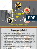 Mayordomia Clase 1b