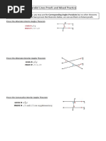 Parallel Lines Proofs and Mixed Practice 2022-2023