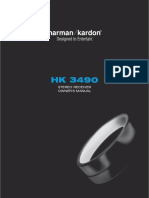 Harman Kardon HK3490 Stereo Receiver Manual