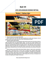 Bab 7 Sumber Daya Keuangan Bisnis Retail