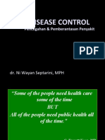 Disease Control: Pencegahan & Pemberantasan Penyakit