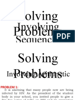 LESSON 3 Solving Problems Involving Sequences
