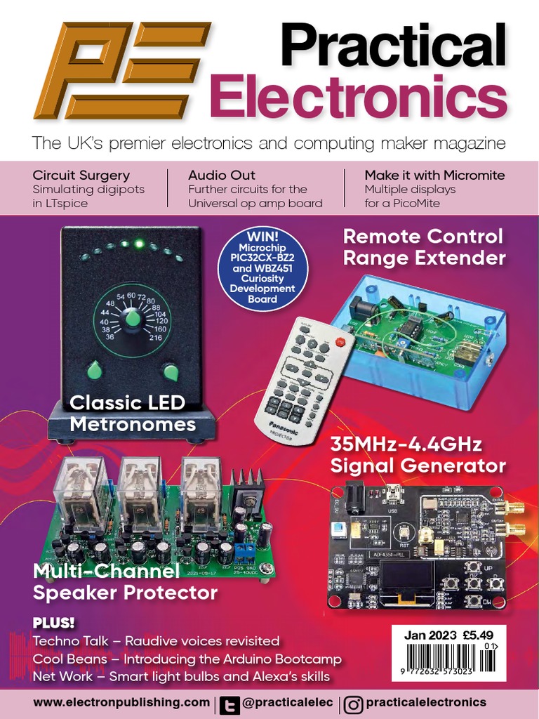 Practical Electronics 2023-01, PDF, Wi Fi