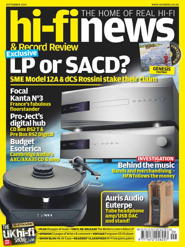 Hi-Fi News 2019 09 UK, PDF, Electronics