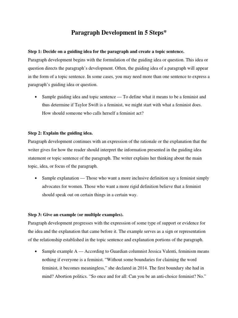 Everything You Need To Know About Paragraph Development – WWIK