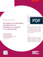 En Tiempos de Pandemia: Aportes de Las Mujeres A La Ciencia Y La Tecnología