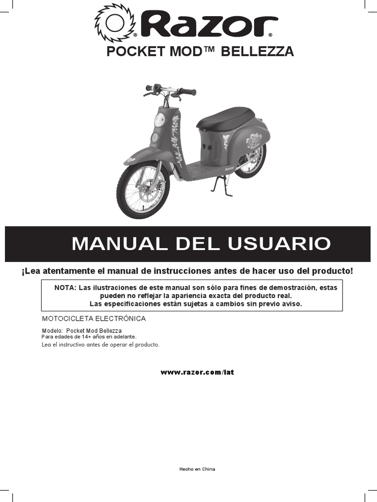 LOCALIZATION_RideOns_PocketModBellezza_USERMANUAL_ES_LAT PDF