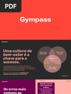 Apresentação Gympass - Oficial, PDF, Aplicativo para celular