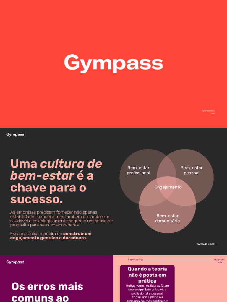 Apresentação Gympass - Oficial, PDF, Aplicativo para celular