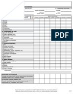 Formato Checklist Excavadora