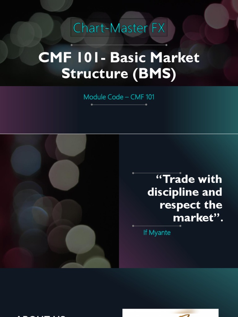 CMF 101 Basic Market Structure (BMS) PDF Business Process