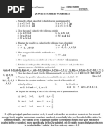 01 - Quantum Numbers Worksheet 2020