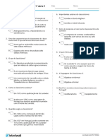 Atividade Sobre Classicismo 1&#186 s&#233 Rie e Question&#225 Rio