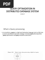 Lecture 4 Query Processing