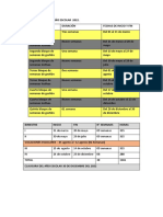 Calendarización Del Año Escolar 2022