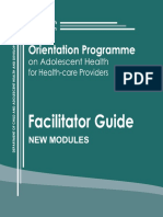 WHO_Orientation Programme on Adolescent Health for Healthcare Providers