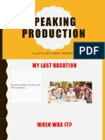 Speaking Production