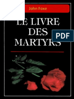 Le Livre Des Martyrs - John Foxe