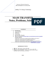Mecheng713 MassTransfer All Notes Problems Solutions 2019