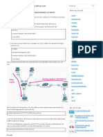 Phân biệt lệnh ip default-gateway và lệnh ip route