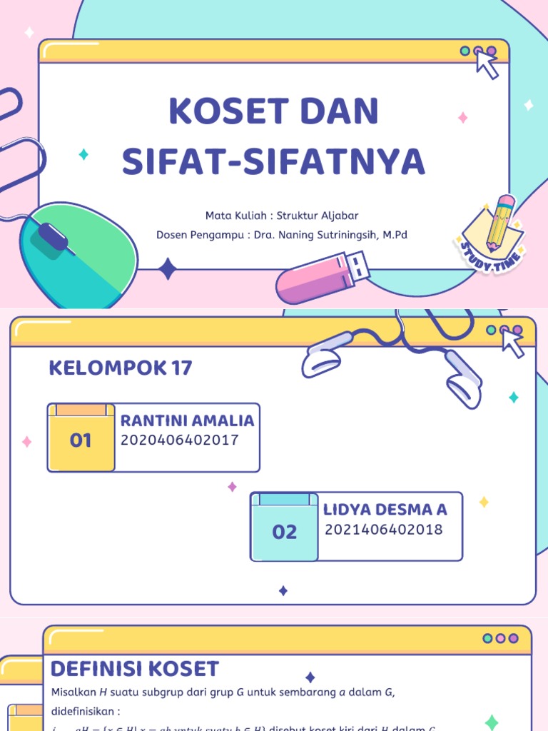 Koset Dan Sifat-Sifat (Kel 17) | PDF