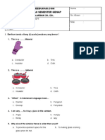 Soal Pts II B.inggris Kelas 5