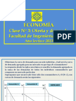 Economía FI - Cursado 2023 - Clase 3 (Demanda, Oferta, Equilibrio)