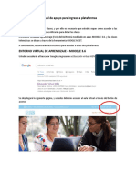 Manual de Apoyo para Ingreso A Plataformas