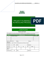 Planning and Scheduling Procedure - April 7 - 2014