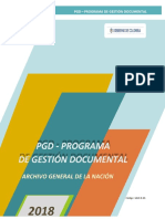 PGD - Programa de Gestión Documental