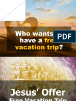3 Jesus - Offer - Free Vacation Trip