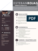 Curriculum CV Marketing Profesional Gris Oscuro