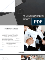 Company Profile Pt. Panca Jaya Firdaus