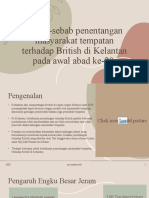 Sejarah Penentangan Di Kelantan