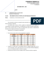 Informe Nº007 - Control de Disponibilidad Mecánica Equipos
