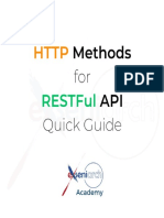 HTTP Methods for RESTFul API