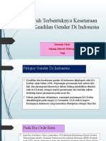 Sejarah Terbentuknya Kesetaraan Dan Keadilan Gender Di Indonesia