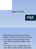 Materi Fikih Islam 12, Shalat Musafir