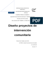 Proyector Intervención Comunitaria