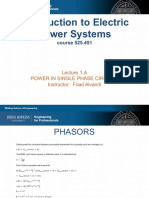 Intro To Electric Power Systems Lecture 1.A