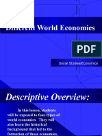 Different World Economies: Social Studies/Economics