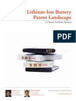 Lithium-Ion Battery Patent Landscape: A Patent Portfolio Review